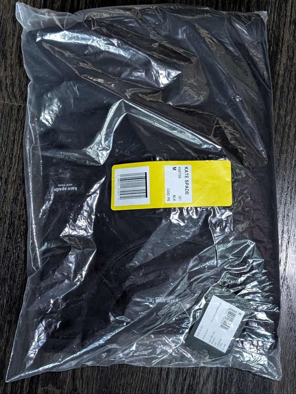 Kate Spade Black Essential Logo Sweatshirt in Medium